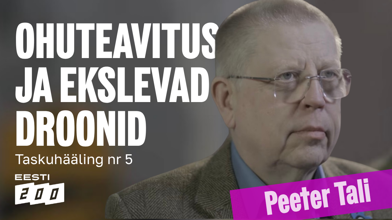 Eesti 200 taskuhääling: stuudios Peeter Tali